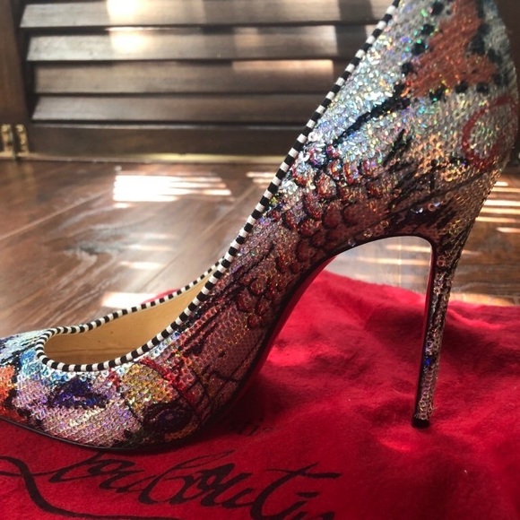 Louboutin Pallette 100mm Heels - Picture 2 of 4